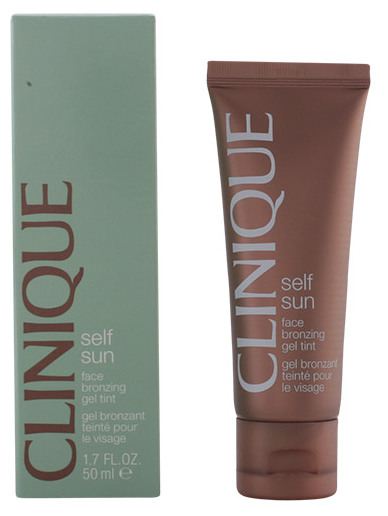 Clinique Self Sun Gel cr&egrave;me Teint&eacute; Auto-bronzant Visage
