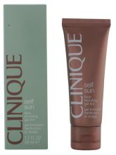Clinique Self Sun Gel cr&egrave;me Teint&eacute; Auto-bronzant Visage