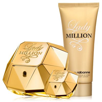 Coffret Lady Million Eau De Parfum + Lait Pour Le Corps + Mini