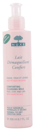 Lait D&eacute;maquillant Confort aux P&eacute;tales de Rose 200 ml
