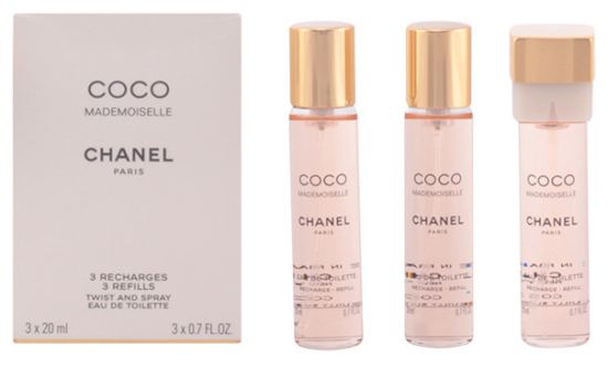 Coco Mademoiselle Eau De Toilette Vaporisateur 3X20 ml Recharge 60 ml