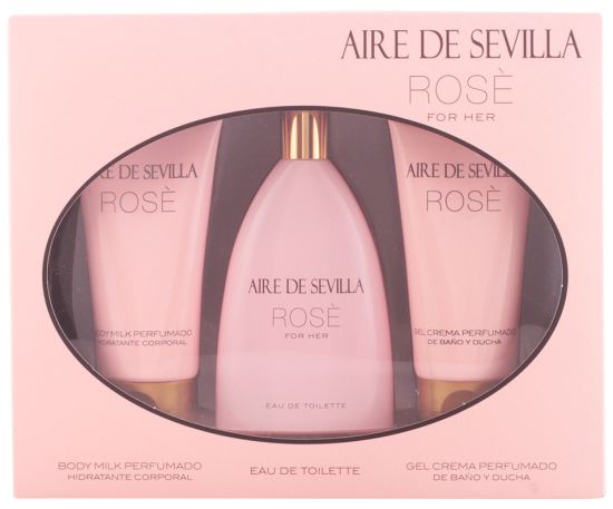 Rose Cologne Pack 3 Pi&egrave;ces