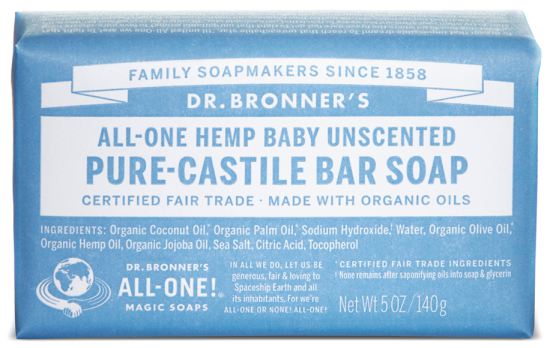 Dr. Bronner's Savon en pain 140 g