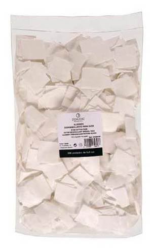 D&eacute;maquillant pour les yeux en coton - Sachet 500 unit&eacute;s