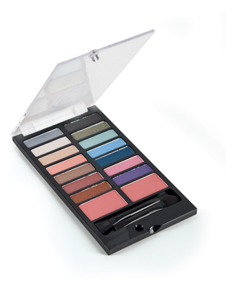 Kit cosm&eacute;tique 14 teintes et 2 maquillages