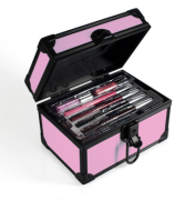 Mallette cosm&eacute;tique moyenne en aluminium