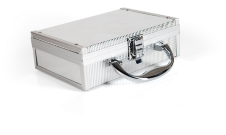 Porte-documents cosm&eacute;tique int&eacute;rieur en plastique moyen