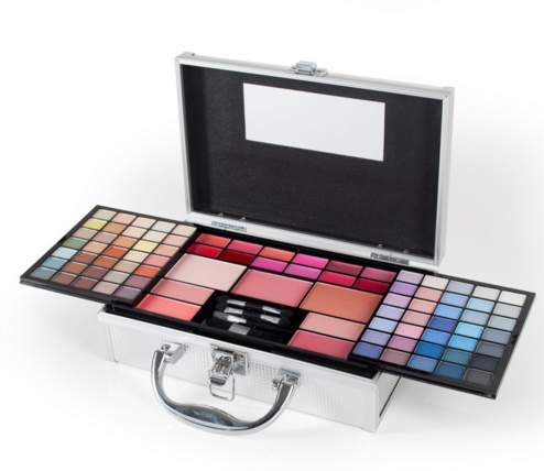 Grande mallette cosm&eacute;tique int&eacute;rieure en plastique