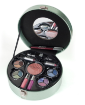 Porte-documents cosm&eacute;tique moyen en similicuir