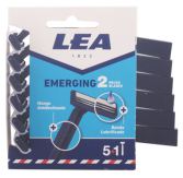 Rasoir jetable deux ar&ecirc;tes de coupe 6 Unit&eacute;s