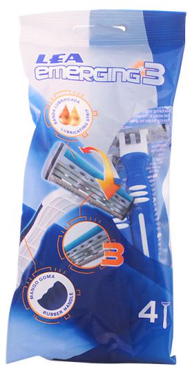 Rasoir jetable 3 bords 4 unit&eacute;s