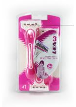 Rasoir jetable pour femmes Premium 3 feuilles 4 unit&eacute;s