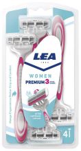 Rasoir jetable pour femmes Premium 3 feuilles 4 unit&eacute;s