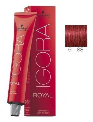 Royal Permanent Dye 6/88 Blond Fonc&eacute; Rouge intense 60 ml