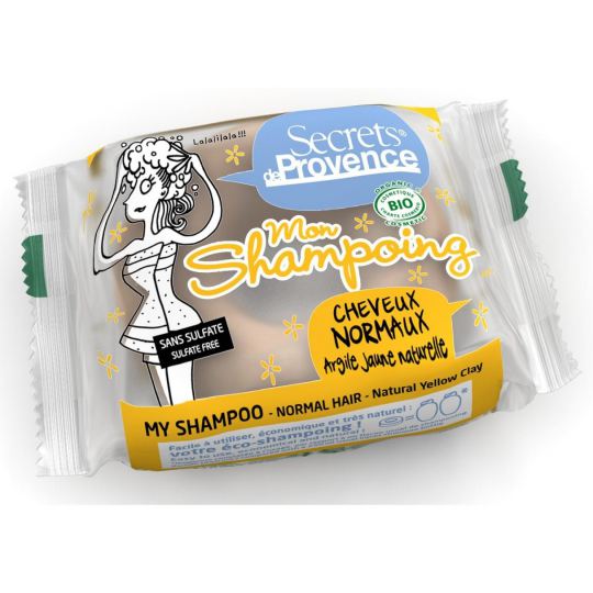 Shampooing solide cheveux normaux + crochet 85 gr