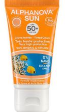 Cr&egrave;me solaire teint&eacute;e spf 50+ bio