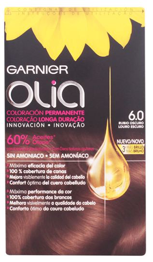 Teinture pour les cheveux permanente Olia 6.0 Blonde foncée Teinture pour les cheveux permanente Olia 6.0 Blonde foncée