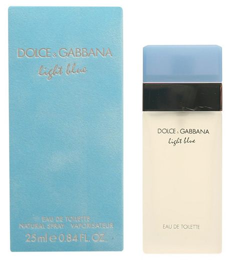 Eau de toilette en spray bleu clair