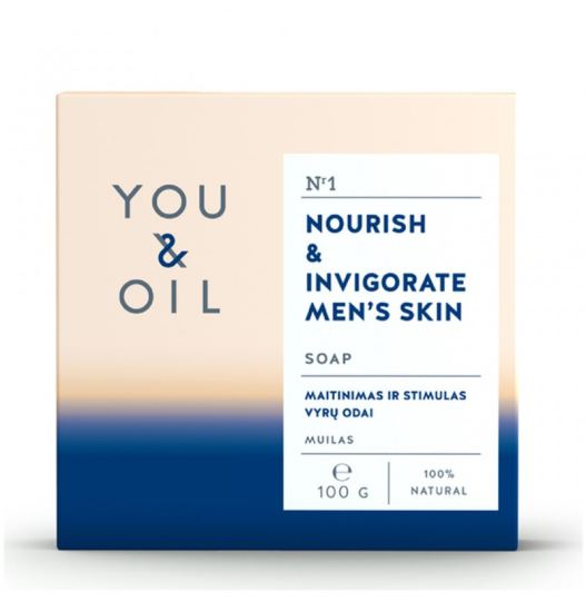 Savon nourrissant et tonifiant pour la peau des hommes 100 gr