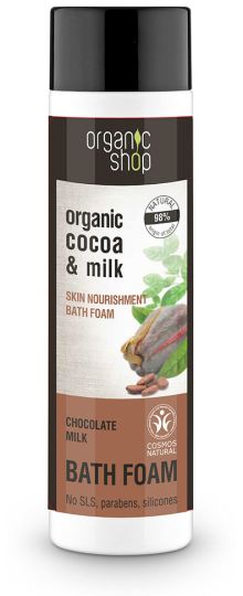 Mousse de bain nutritive au lait et au chocolat 500 ml