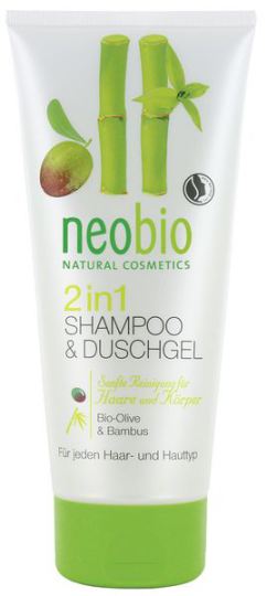 Gel douche et shampoing 2 en 1 &agrave; l'olive 200 ml