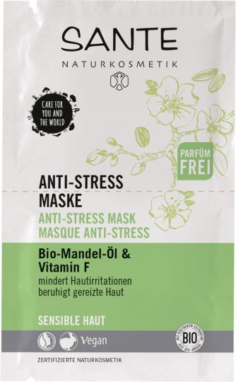Masque Anti-Stress Huile d'Amande Bio &amp; Vitamine F