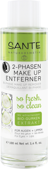 Huile biphasique d&eacute;maquillante pour les yeux et les l&egrave;vres 110 ml