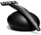 Ensemble de rasoirs R 1 noir mat avec support