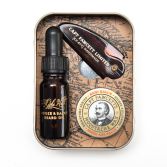 Kit barbe et moustache 3 pi&egrave;ces Booze &amp; Baccy