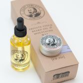 Coffret cadeau huile et cire pour moustache avec barbe Private Stock