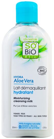 Hydra Aloe Vera Lait D&eacute;maquillant hydratant 200 ml
