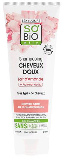 Shampooing au lait d'amande douce 250 ml