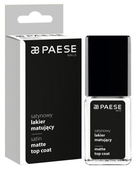 Vernis de finition satin&eacute; mat pour ongles