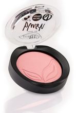 Ecologique Pink Satin Compact Blush avec des reflets dor&eacute;s 01