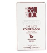 Soins Complexe solaire pour cheveux color&eacute;s Ampoules 2x30 ml