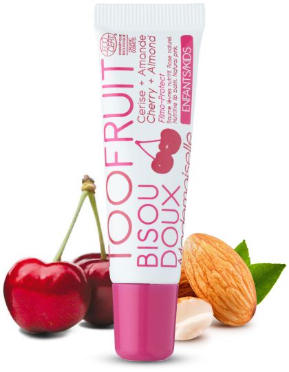 Baume &agrave; l&egrave;vres cerise et amande 10 ml
