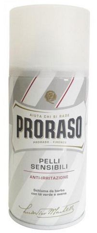 Mousse &agrave; raser blanche au th&eacute; vert et &agrave; l'avoine 50 ml