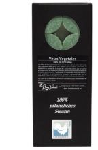 Bougie verte en forme de tee