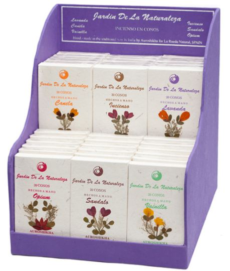 C&ocirc;nes d'encens &agrave; la cannelle du jardin naturel 20 unit&eacute;s