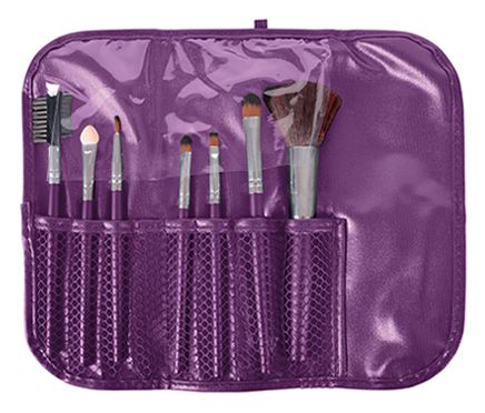Set Case 7 pinceaux de maquillage Tika noir