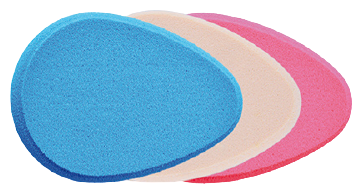 Ensemble d'&eacute;ponge de maquillage Basic Colors