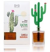 Désodorisant Diffuseur de cactus cannelle et orange 90 ml
