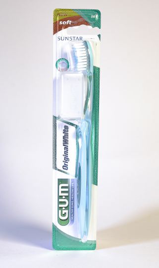 Sunstar Gum Brosse &agrave; Dents Blanche Douce Originale