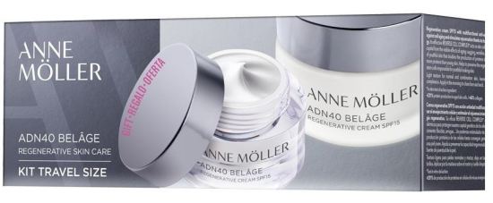 ADN40 Belage Cr&egrave;me R&eacute;g&eacute;n&eacute;rante de Voyage Spf15 Set 50 ml + Mini 15 ml