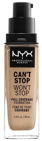 NYX Fond de teint &agrave; couverture compl&egrave;te Can'T Stop Won'T Stop Soft Beige