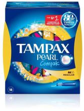 Tampon régulier Pearl 18 unités Tampon régulier Pearl 18 unités