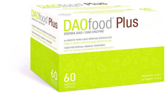 Daofood Plus 60 capsules avec pellets gastrorésistants Daofood Plus 60 capsules avec pellets gastrorésistants