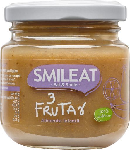 Tarrito de trois fruits bio (130g) Tarrito de trois fruits bio (130g)