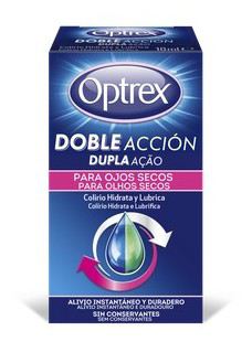 Optrex Gouttes Double Action Yeux secs format multidose 10 ml